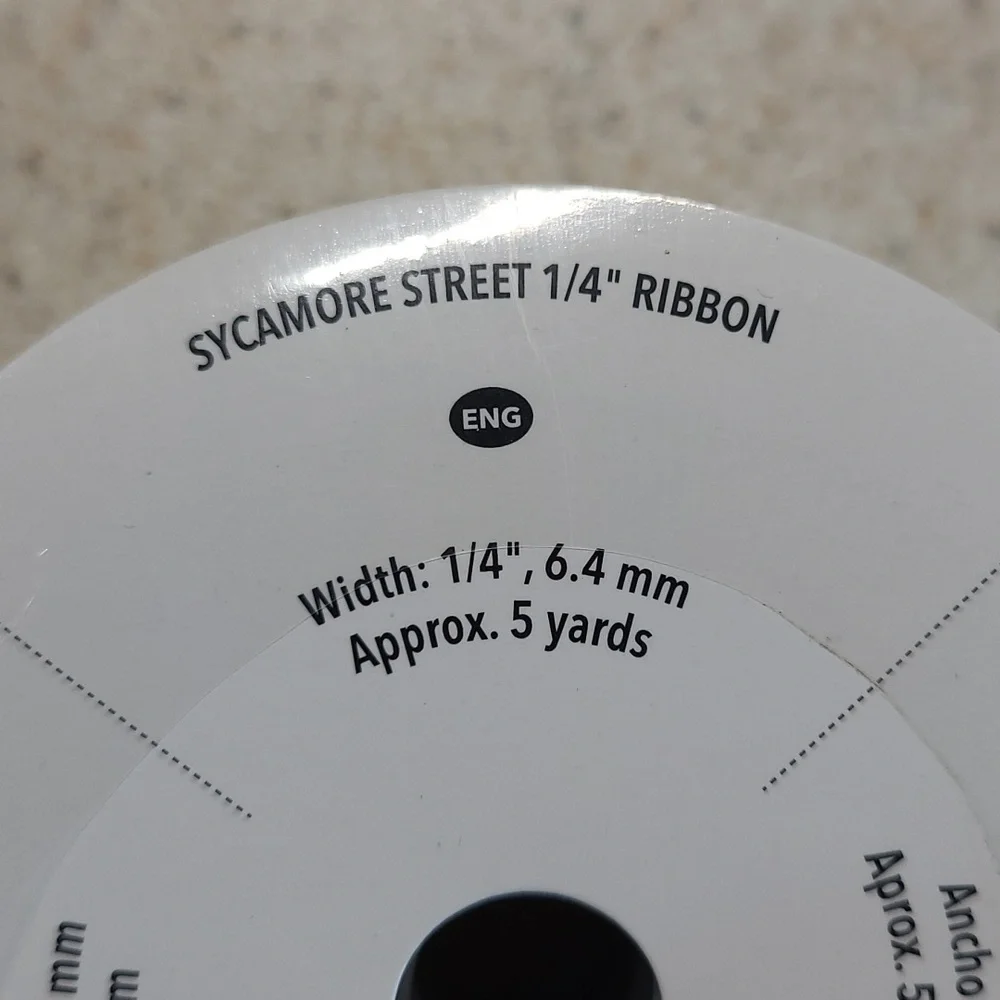 Stampin'Up! Sycamore Street Pack 3 Rolls Ribbon & 36 Buttons Retired 3 Colors